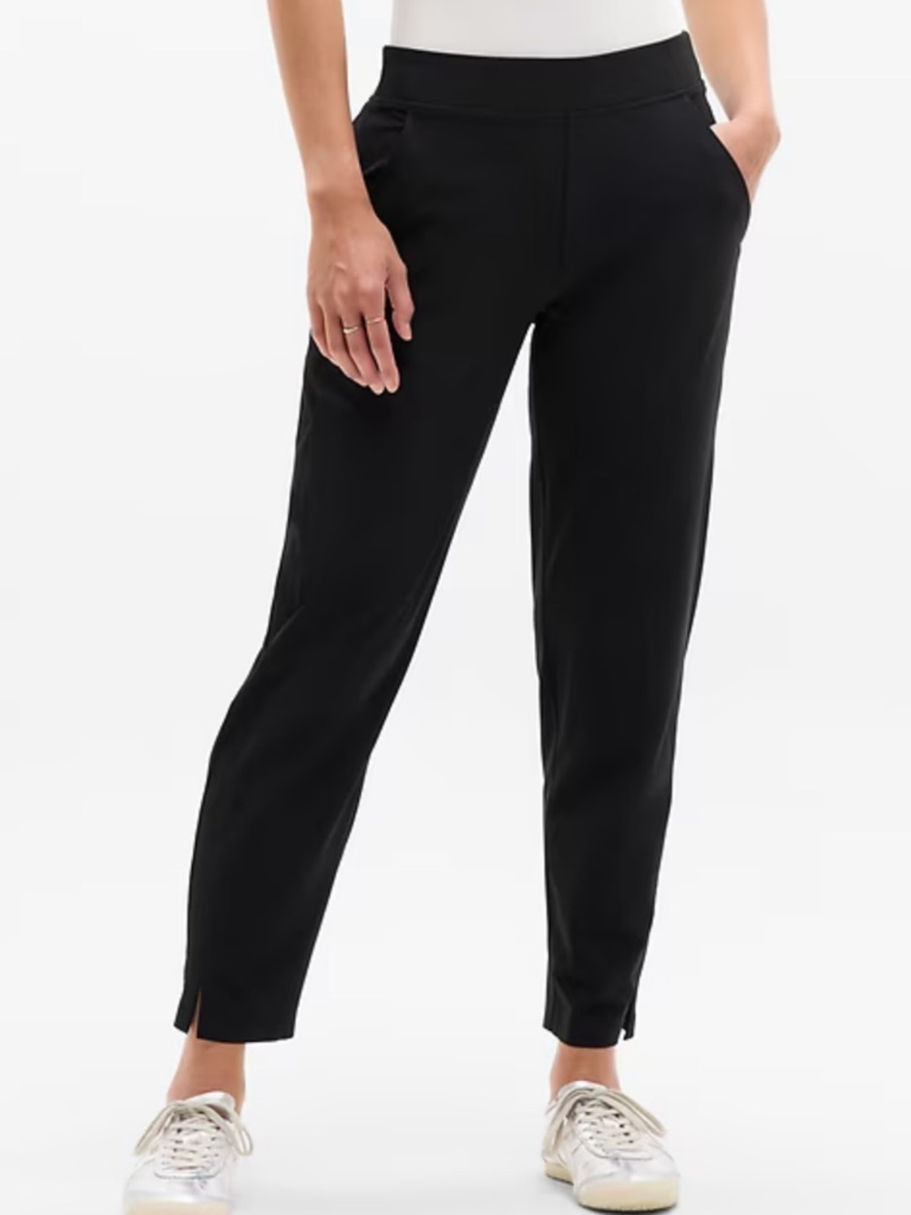 Athleta Brooklyn Mid Rise Ankle Pant Black